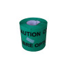 Duct Marking Tape, Green "Caution Fibreoptic Cable" 365m