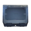 ES2ENC 2 Gang IP66 Enclosure with Transluscent Lid