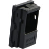 Excel 6C Flat Shutter For Keystone Jack - Black