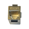 Excel Cat 6 (FTP) 180 Degree Keystone Through Coupler