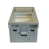 Excel Office Cat 6 Euro Module - Low Profile