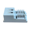 Excel Cat 5e (UTP) Unscreened Low Profile Euromod RJ45 Module - White