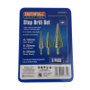 HSS 3 Piece Step Drill Set 4mm - 30mm