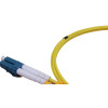 1m LC to ST Duplex OS2 Singlemode Yellow Fibre Optic Patch Cable with 2mm Jacket