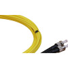 3m ST to ST Duplex OS2 Singlemode Yellow Fibre Optic Patch Cable with 3mm Jacket