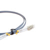 1m LC to LC Duplex OM1 Multimode Grey Fibre Optic Patch Cable with 3mm Jacket