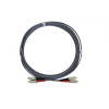 5m SC to SC Duplex OM1 Multimode Grey Fibre Optic Patch Cable with 3mm Jacket