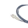 3m SC to ST Duplex OM1 Multimode Grey Fibre Optic Patch Cable with 3mm Jacket