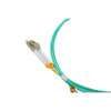 1m LC to SC Duplex OM3 Multimode Aqua Fibre Optic Patch Cable with 2mm Jacket