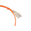 1m LC to SC Duplex OM3 Multimode Orange Fibre Optic Patch Cable with 3mm Jacket