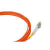 3m LC to SC Duplex OM3 Multimode Orange Fibre Optic Patch Cable with 2mm Jacket