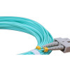 10m LC to SC Duplex OM3 Multimode Aqua Fibre Optic Patch Cable with 2mm Jacket