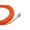 10m LC to SC Duplex OM3 Multimode Orange Fibre Optic Patch Cable with 2mm Jacket