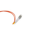 1m LC to ST Duplex OM3 Multimode Orange Fibre Optic Patch Cable with 2mm Jacket