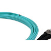 5m LC to ST Duplex OM3 Multimode Aqua Fibre Optic Patch Cable with 2mm Jacket