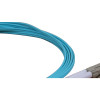 3m LC to LC Duplex OM4 Multimode Aqua Fibre Optic Patch Cable with 2mm Jacket