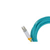 10m LC to LC Duplex OM4 Multimode Aqua Fibre Optic Patch Cable with 2mm Jacket