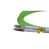 5m LC to LC Duplex OM5 Multimode Lime Green Fibre Optic Patch Cable with 2mm Jacket