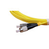 3m FC to FC Duplex OS2 Singlemode Yellow Fibre Optic Patch Cable with 3mm Jacket