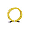 5m FC to FC Duplex OS2 Singlemode Yellow Fibre Optic Patch Cable with 3mm Jacket