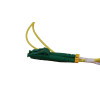 0.5m LC APC to LC APC Duplex OS2 Singlemode Yellow Fibre Optic Patch Cable with 2mm Jacket