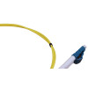 0.5m LC to LC Duplex OS2 Singlemode Yellow Fibre Optic Patch Cable with 2mm Jacket