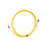 2m LC to LC Duplex OS2 Singlemode Yellow Fibre Optic Patch Cable with 3mm Jacket