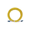 8m LC to LC Duplex OS2 Singlemode Yellow Fibre Optic Patch Cable with 2mm Jacket