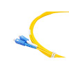 2m LC to SC Duplex OS2 Singlemode Yellow Fibre Optic Patch Cable with 3mm Jacket