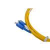 3m LC to SC Duplex OS2 Singlemode Yellow Fibre Optic Patch Cable with 3mm Jacket