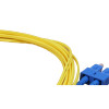 5m LC to SC Duplex OS2 Singlemode Yellow Fibre Optic Patch Cable with 2mm Jacket