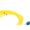 7m LC to SC Duplex OS2 Singlemode Yellow Fibre Optic Patch Cable with 2mm Jacket