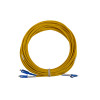 10m LC to SC Duplex OS2 Singlemode Yellow Fibre Optic Patch Cable with 3mm Jacket