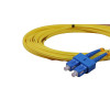 7m SC to SC Duplex OS2 Singlemode Yellow Fibre Optic Patch Cable with 2mm Jacket