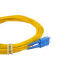 8m SC to SC Duplex OS2 Singlemode Yellow Fibre Optic Patch Cable with 2mm Jacket