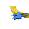 10m SC to SC Duplex OS2 Singlemode Yellow Fibre Optic Patch Cable with 2mm Jacket