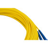 20m SC to SC Duplex OS2 Singlemode Yellow Fibre Optic Patch Cable with 3mm Jacket