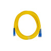 20m SC to SC Duplex OS2 Singlemode Yellow Fibre Optic Patch Cable with 3mm Jacket