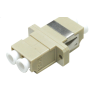 LC Duplex Multimode Adaptor Beige