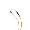 2.5m FC to LC Simplex OS2 Singlemode Yellow Fibre Optic Patch Cable with 2mm Jacket