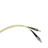 20m FC to ST Simplex OS2 Singlemode Yellow Fibre Optic Patch Cable with 2mm Jacket