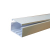 Algar White 100mm x 50mm Dado Trunking (3m lgth)