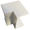 Algar White Dado Trunking 100mm x 50mm Internal Angle (Each)