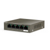 IP-Com G1105P-4-63W  5 Port Gigabit Switch with 4 Ports PoE (30W Max per port, 58W Total PoE Budget)