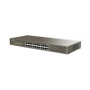 24-Port Gigabit Rackmount Switch With 24-Port PoE