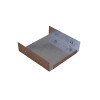 Trench SA44SE-SEC Metal Trunking 100mm x 100mm End Cap with Tamperproof Fixing Galvanised