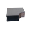 Trench SA4290T-SEC Metal Trunking 100mm x 50mm 90 Degree Flat Top Cover Bend with Tamperproof Fixing Galvanised