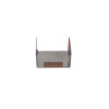 Trench SA22SE Metal Trunking 50mm x 50mm End Cap with Screw Fixing Galvanised