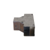 Trench SA22TTC-SEC Metal Trunking 50mm x 50mm Flat Tee Top Cover Bend with Tamperproof Fixing Galvanised