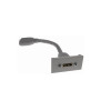 HDMI Female Euromod 25mm x 50mm with 200mm Female Lead White